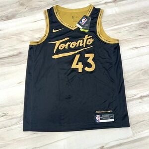 Nike Jersey Men's XL Black Toronto Raptors Basketball Team Pascal Siakam #43
